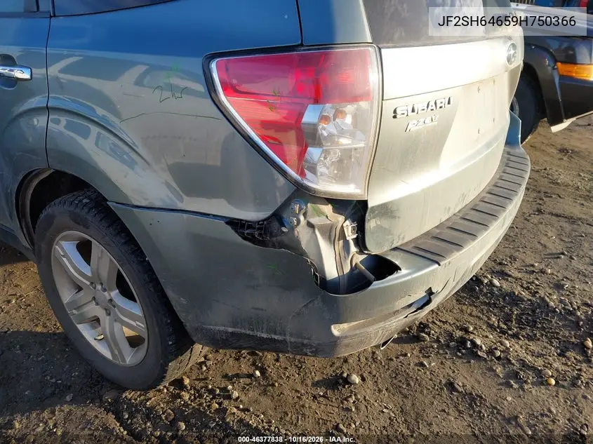 2009 SUBARU FORESTER VIN JF2SH64659H750366 — фото 6