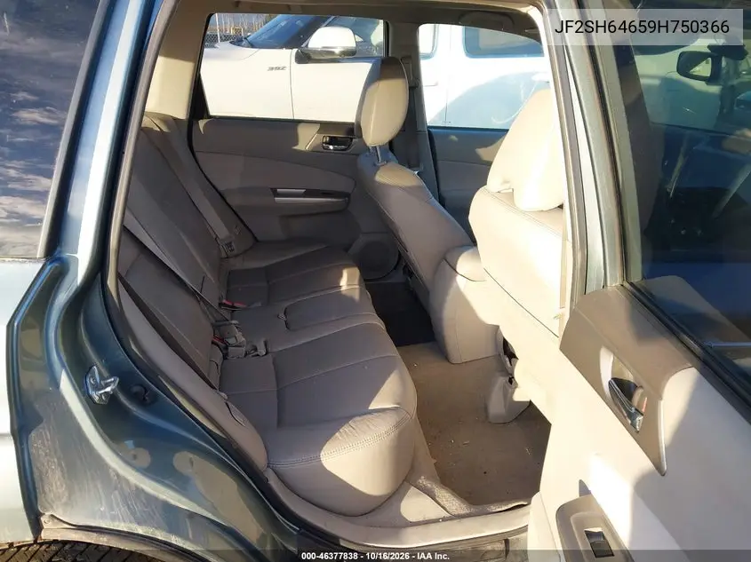 2009 SUBARU FORESTER VIN JF2SH64659H750366 — фото 8