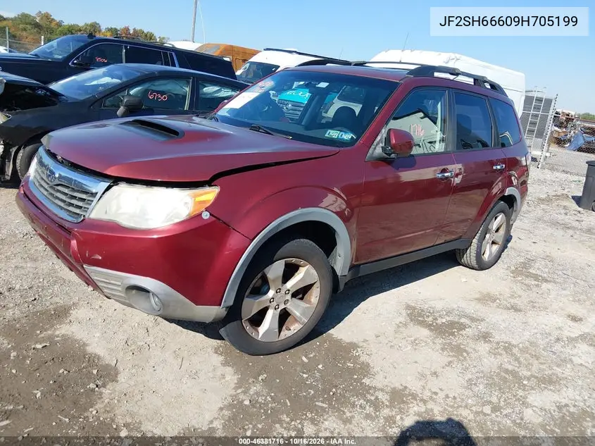 2009 SUBARU FORESTER VIN JF2SH66609H705199 — фото 2