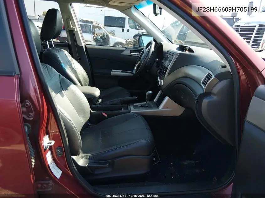 2009 SUBARU FORESTER VIN JF2SH66609H705199 — фото 5