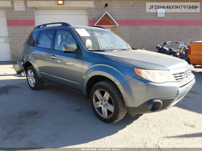 SUBARU FORESTER 2009, VIN JF2SH646X9H791849