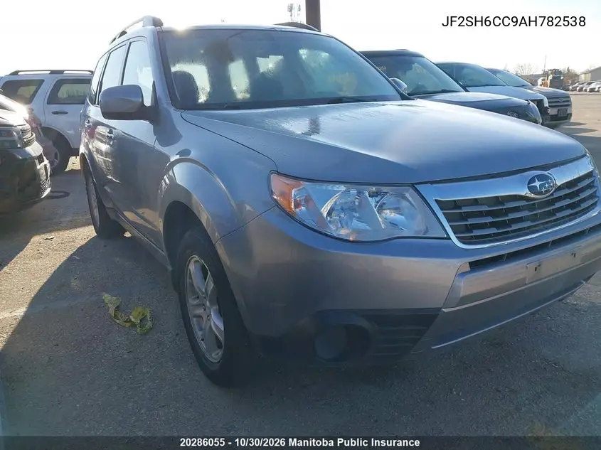 SUBARU FORESTER 2010, VIN JF2SH6CC9AH782538