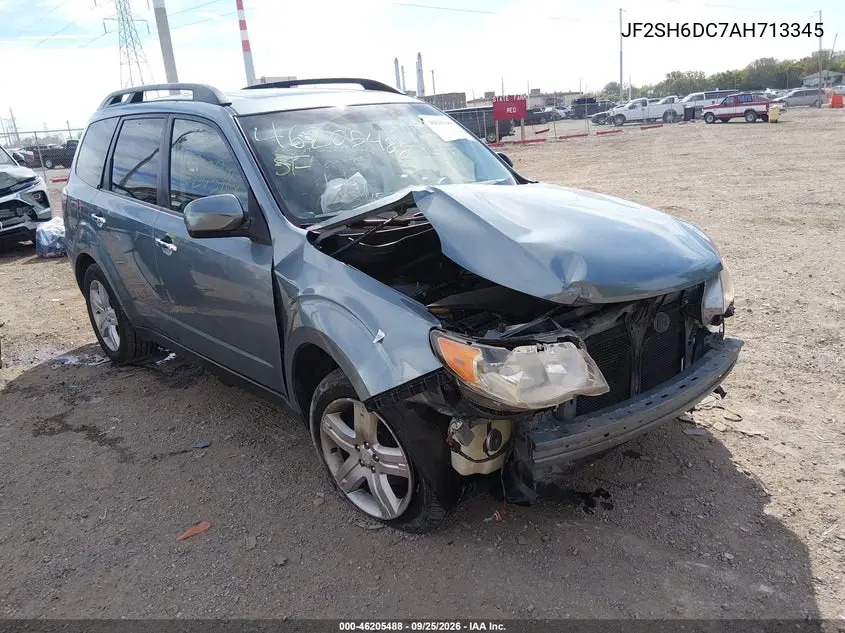 SUBARU FORESTER 2010, VIN JF2SH6DC7AH713345