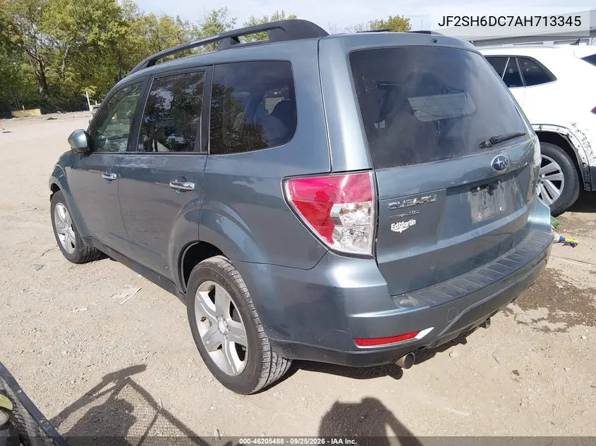 2010 SUBARU FORESTER VIN JF2SH6DC7AH713345 — фото 3
