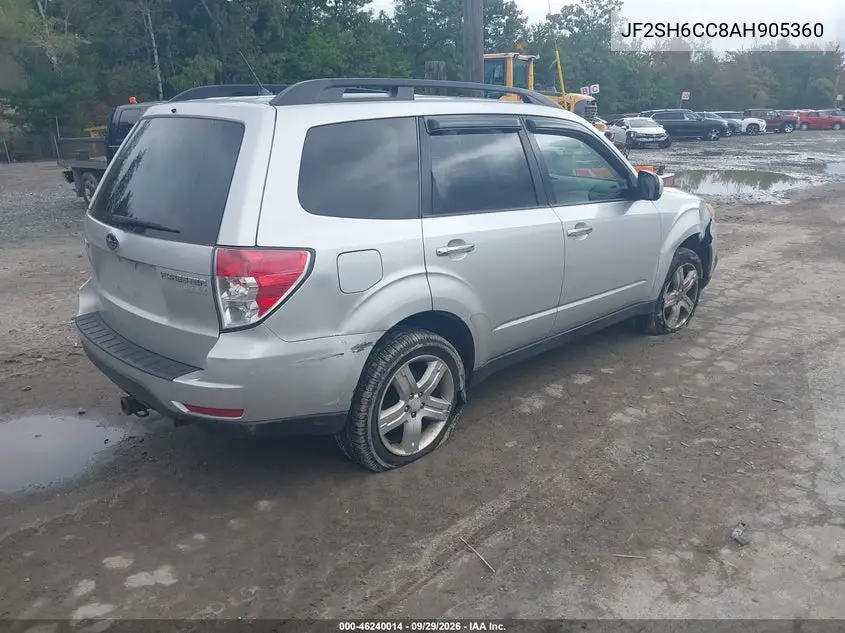 2010 SUBARU FORESTER VIN JF2SH6CC8AH905360 — фото 4