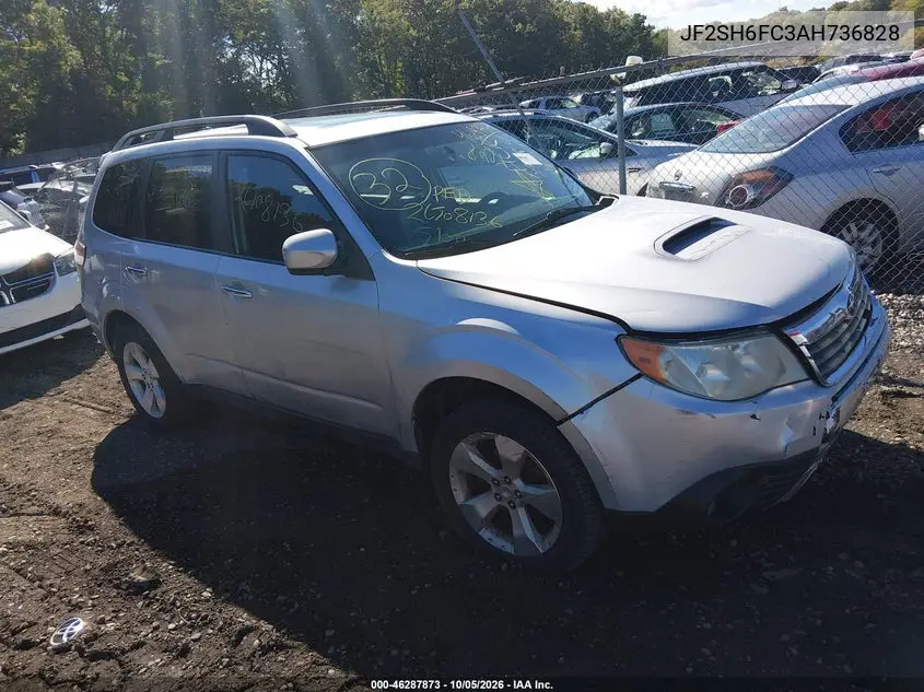 SUBARU FORESTER 2010, VIN JF2SH6FC3AH736828