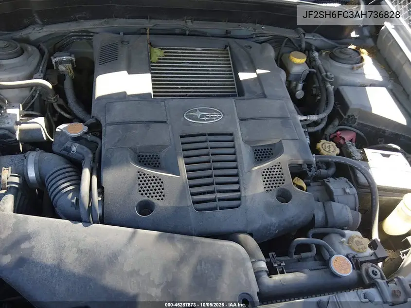 2010 SUBARU FORESTER VIN JF2SH6FC3AH736828 — фото 10