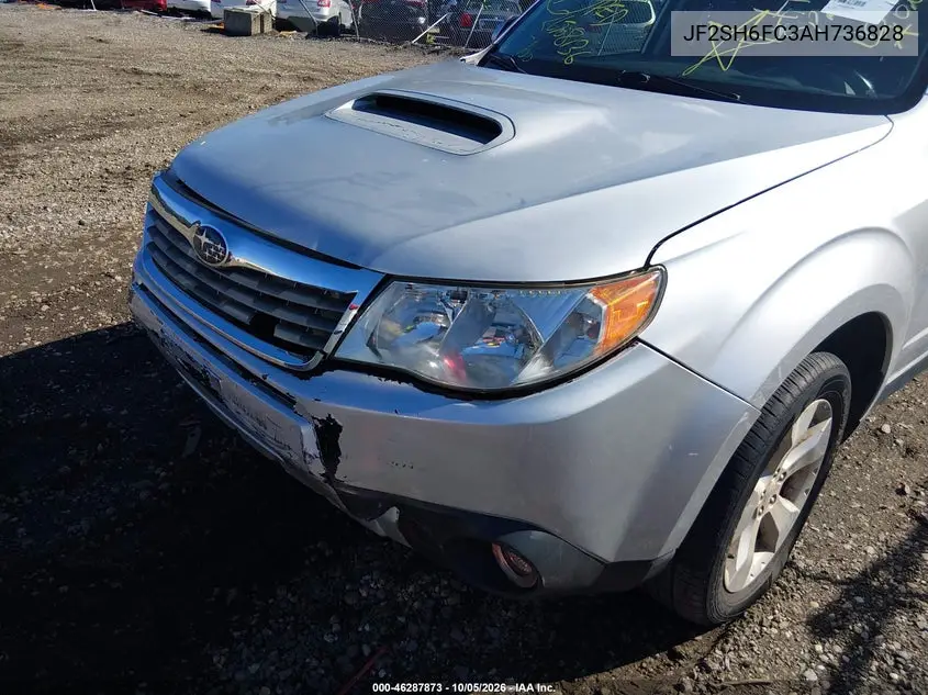 2010 SUBARU FORESTER VIN JF2SH6FC3AH736828 — фото 6