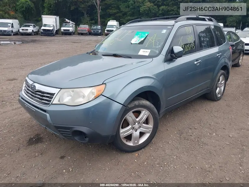 2010 SUBARU FORESTER VIN JF2SH6CC3AH904861 — фото 2