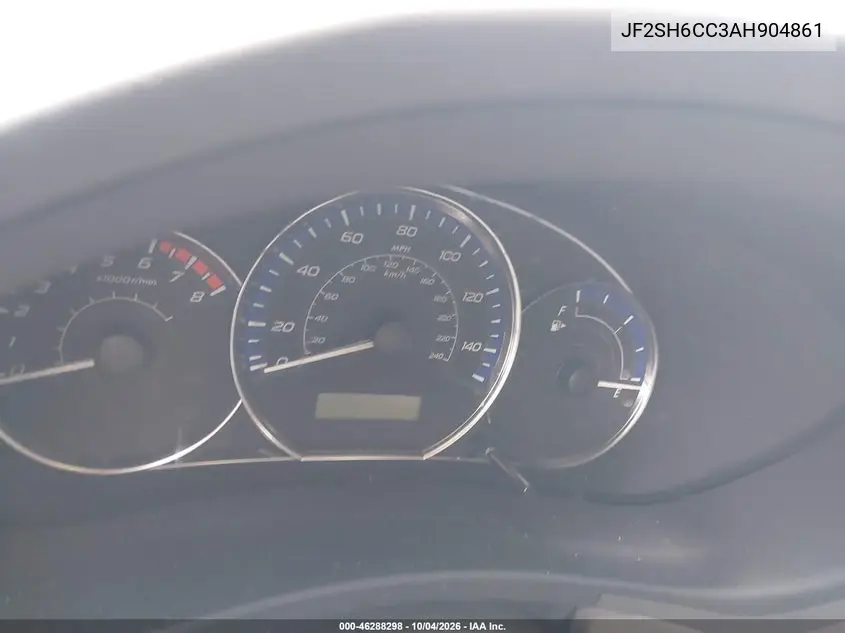 2010 SUBARU FORESTER VIN JF2SH6CC3AH904861 — фото 7