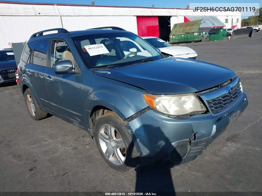 SUBARU FORESTER 2010, VIN JF2SH6CC5AG701119