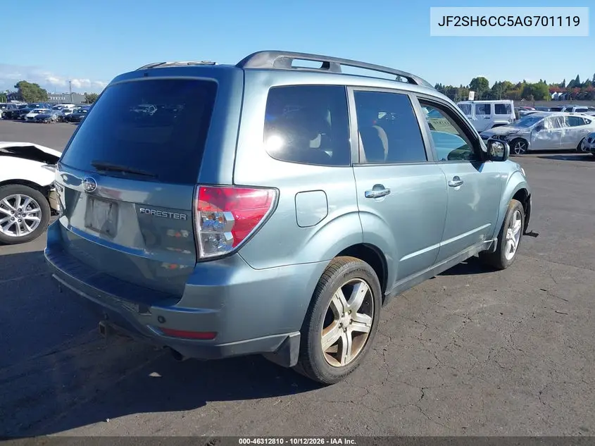 2010 SUBARU FORESTER VIN JF2SH6CC5AG701119 — фото 4