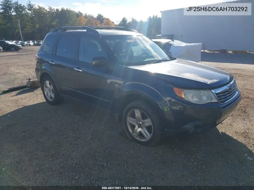 SUBARU FORESTER 2010, VIN JF2SH6DC6AH703292