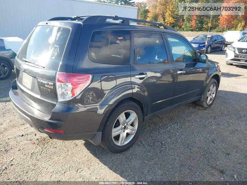 2010 SUBARU FORESTER VIN JF2SH6DC6AH703292 — фото 4