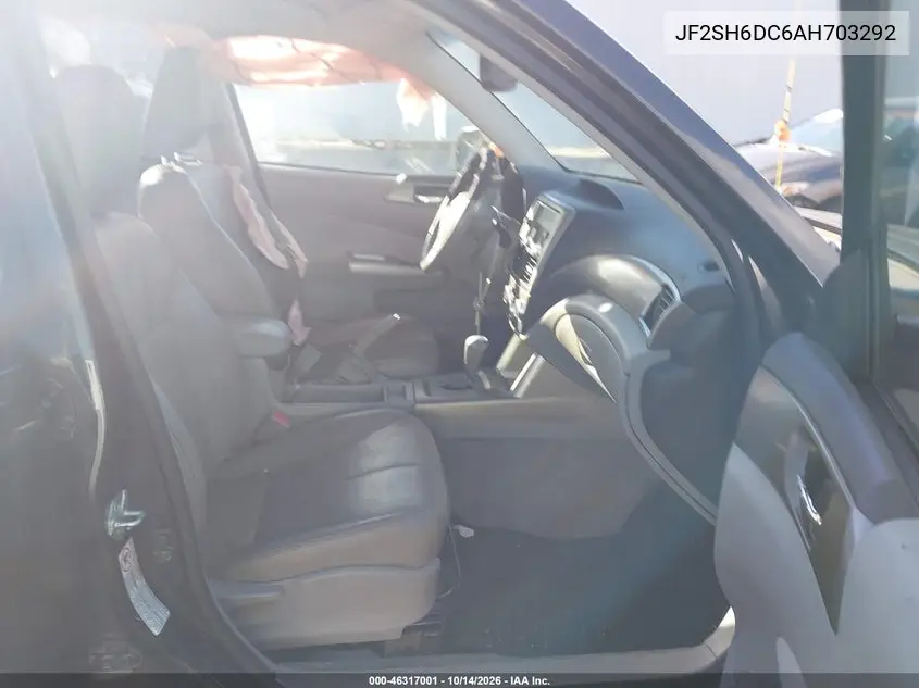 2010 SUBARU FORESTER VIN JF2SH6DC6AH703292 — фото 5