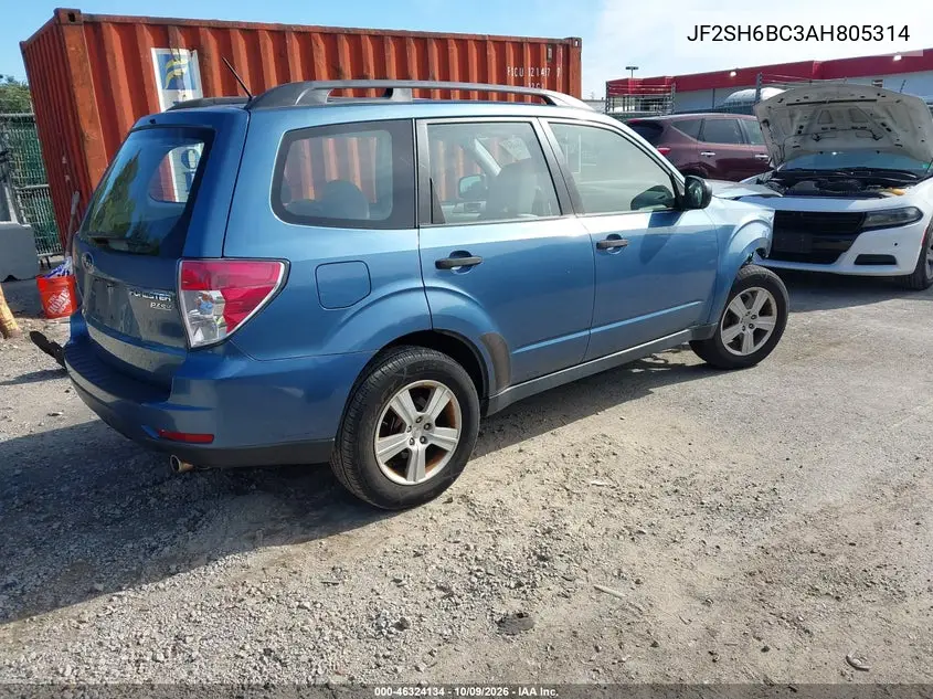 2010 SUBARU FORESTER VIN JF2SH6BC3AH805314 — фото 4