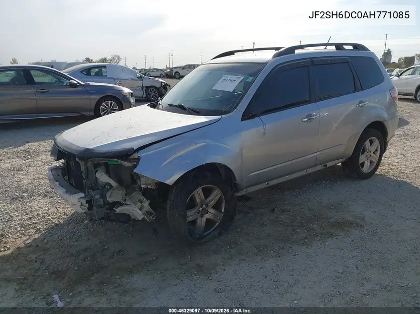 2010 SUBARU FORESTER VIN JF2SH6DC0AH771085 — фото 2