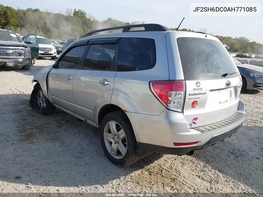 2010 SUBARU FORESTER VIN JF2SH6DC0AH771085 — фото 3