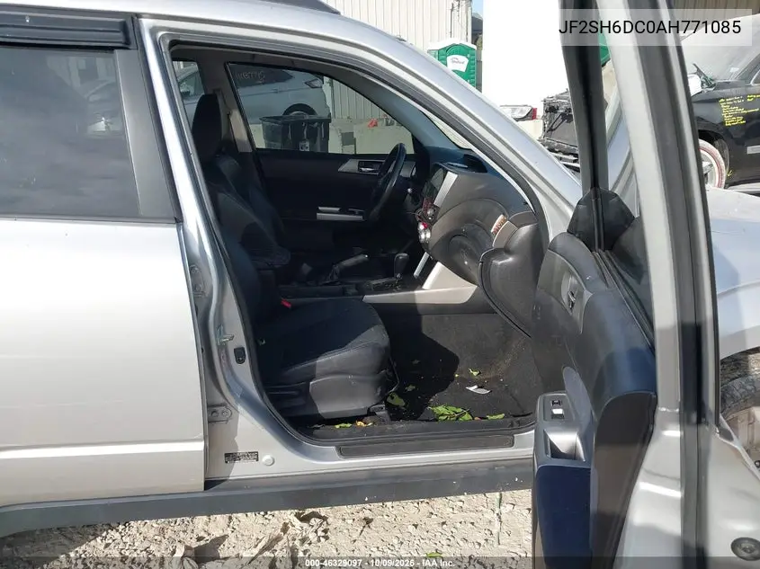2010 SUBARU FORESTER VIN JF2SH6DC0AH771085 — фото 5
