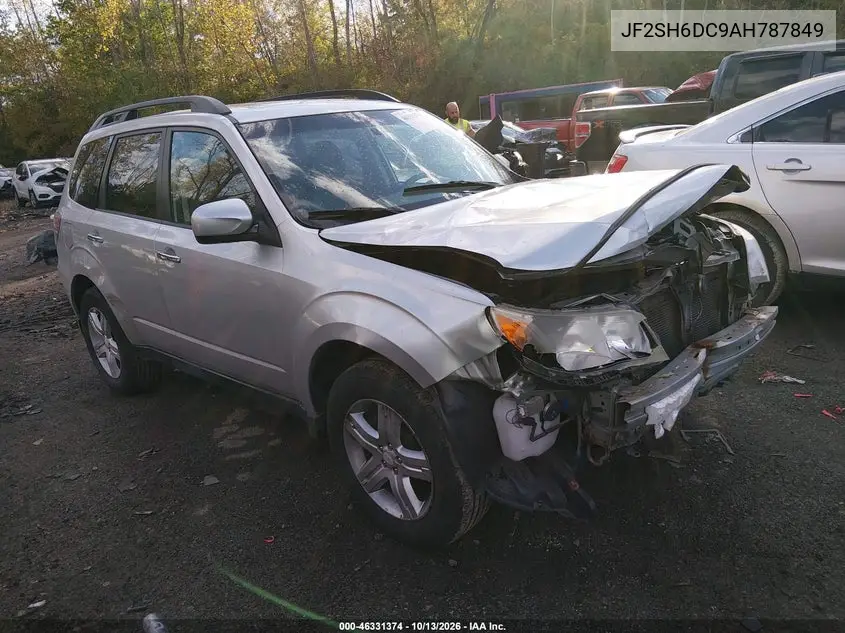SUBARU FORESTER 2010, VIN JF2SH6DC9AH787849