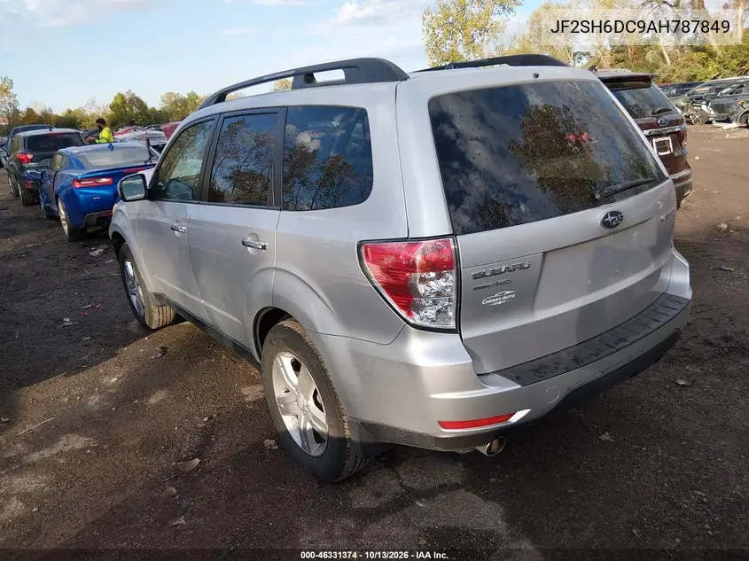 2010 SUBARU FORESTER VIN JF2SH6DC9AH787849 — фото 3