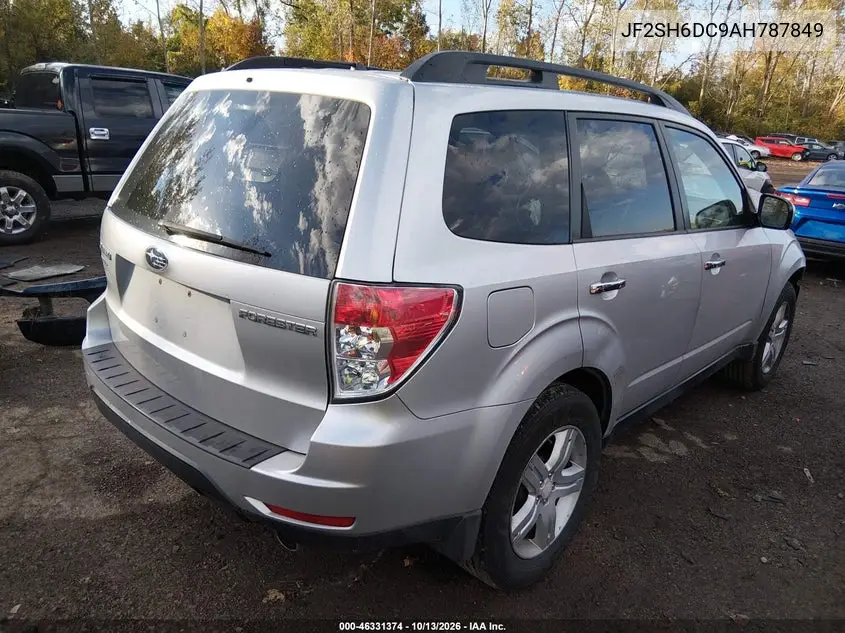 2010 SUBARU FORESTER VIN JF2SH6DC9AH787849 — фото 4