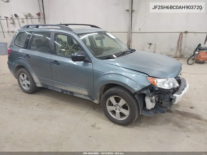 SUBARU FORESTER 2010, VIN JF2SH6BC0AH903720