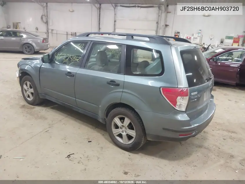 2010 SUBARU FORESTER VIN JF2SH6BC0AH903720 — фото 3