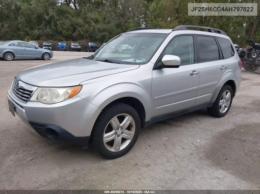 2010 SUBARU FORESTER VIN JF2SH6CC4AH797822 — фото 2