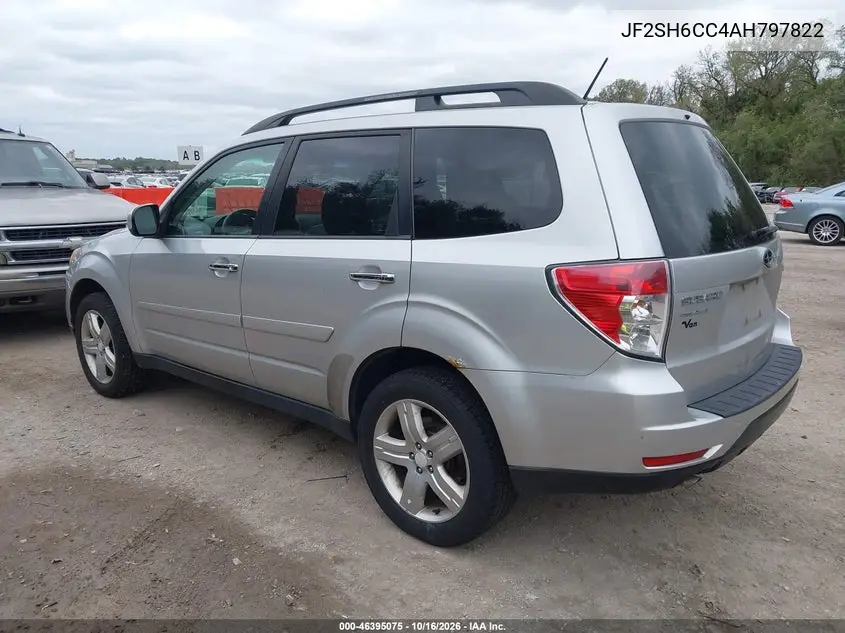 2010 SUBARU FORESTER VIN JF2SH6CC4AH797822 — фото 3