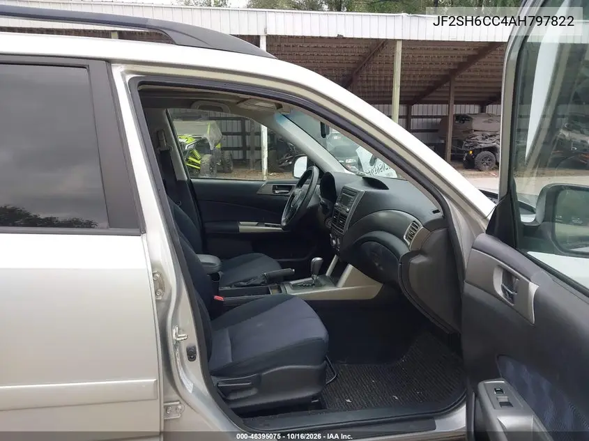 2010 SUBARU FORESTER VIN JF2SH6CC4AH797822 — фото 5