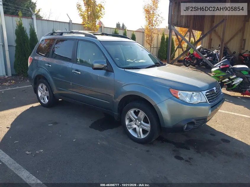 SUBARU FORESTER 2010, VIN JF2SH6DC2AH905854