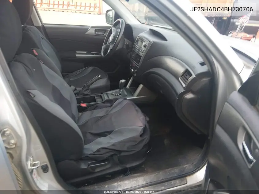 2011 SUBARU FORESTER VIN JF2SHADC4BH730706 — фото 5