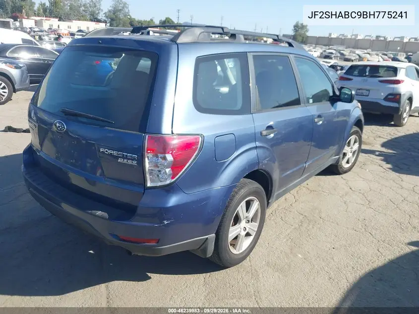 2011 SUBARU FORESTER VIN JF2SHABC9BH775241 — фото 4