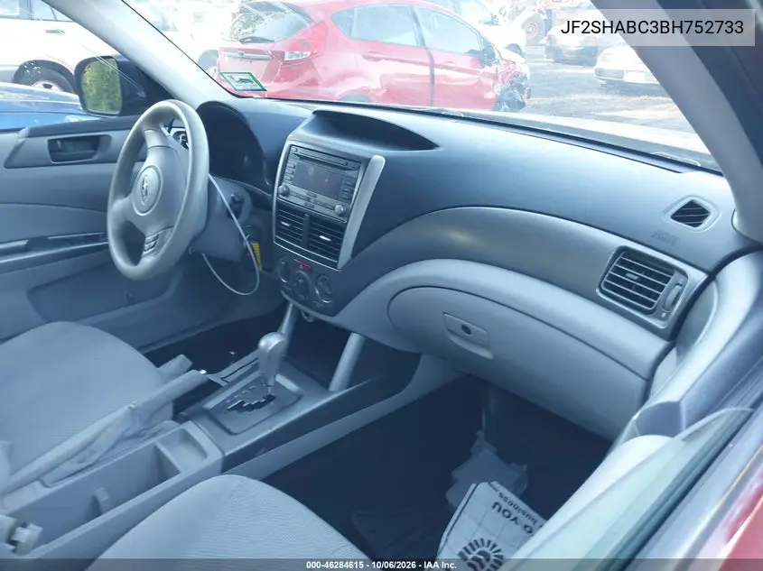 2011 SUBARU FORESTER VIN JF2SHABC3BH752733 — фото 5