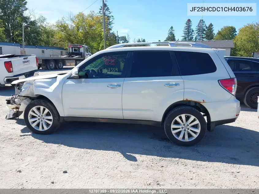 2012 SUBARU FORESTER VIN JF2SHCDC1CH403676 — фото 15