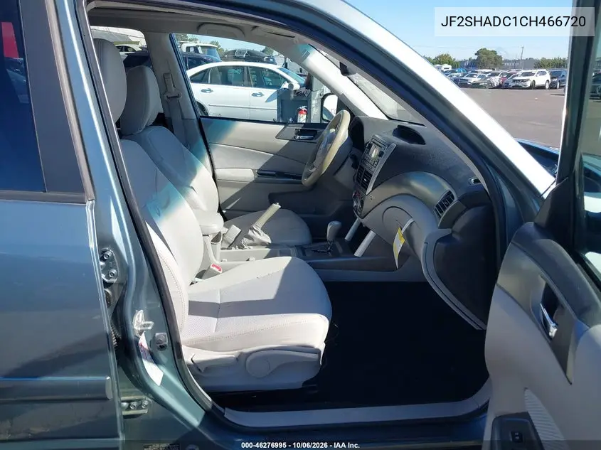 2012 SUBARU FORESTER VIN JF2SHADC1CH466720 — фото 5