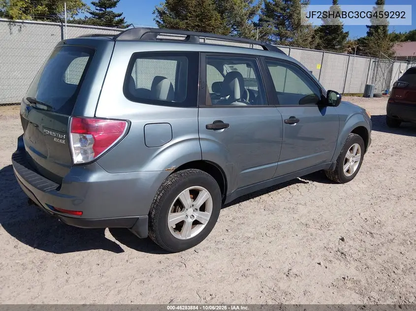 2012 SUBARU FORESTER VIN JF2SHABC3CG459292 — фото 4