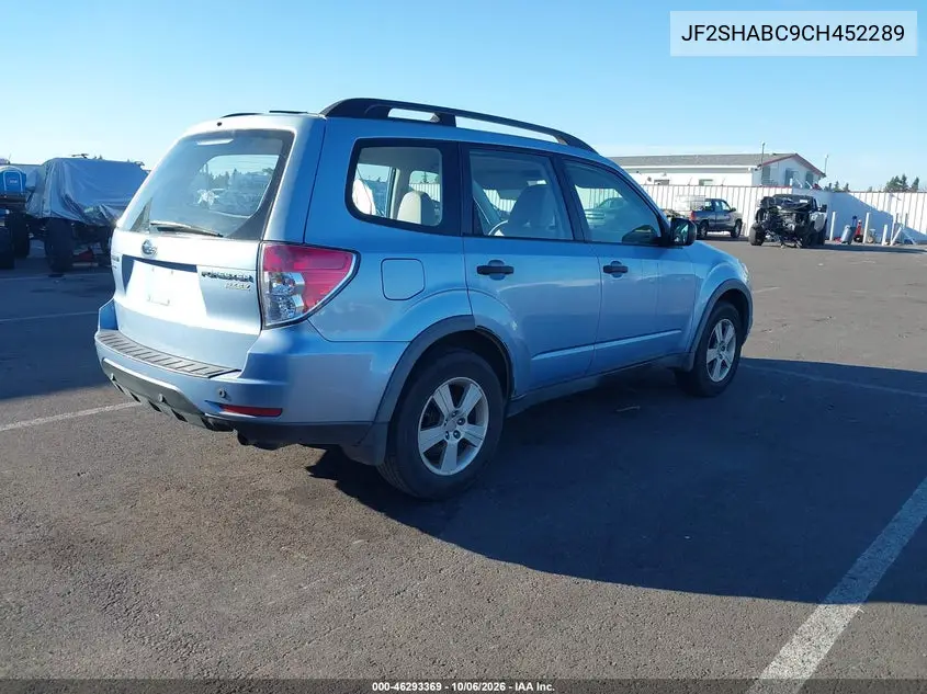 2012 SUBARU FORESTER VIN JF2SHABC9CH452289 — фото 4