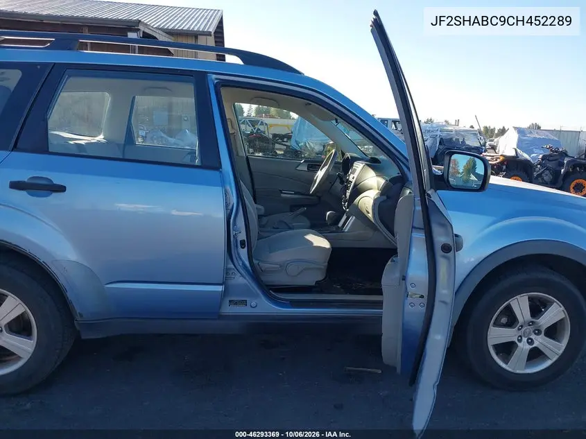2012 SUBARU FORESTER VIN JF2SHABC9CH452289 — фото 5