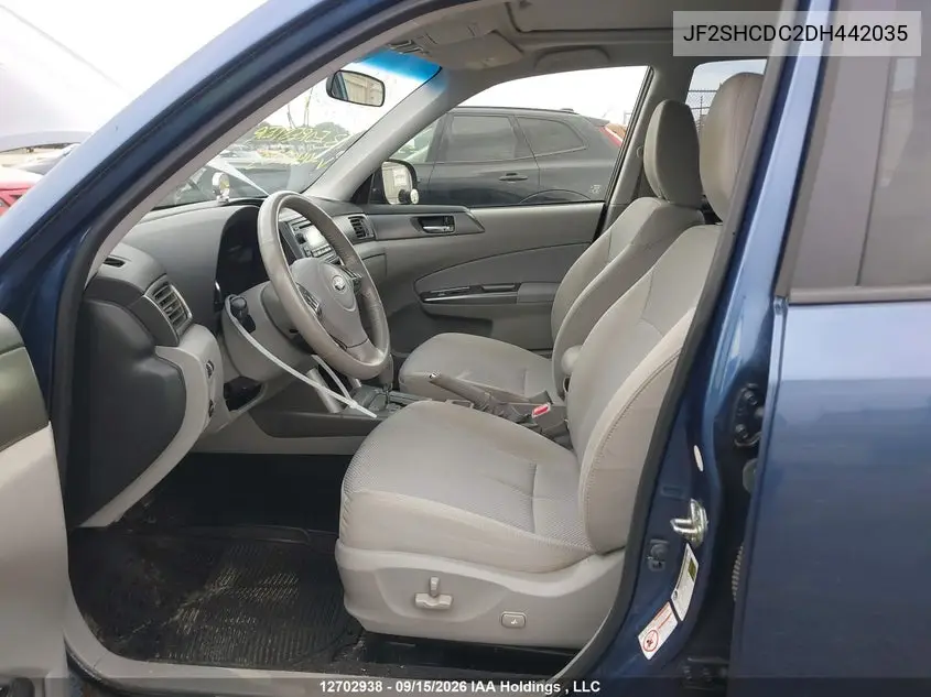 2013 SUBARU FORESTER VIN JF2SHCDC2DH442035 — фото 18