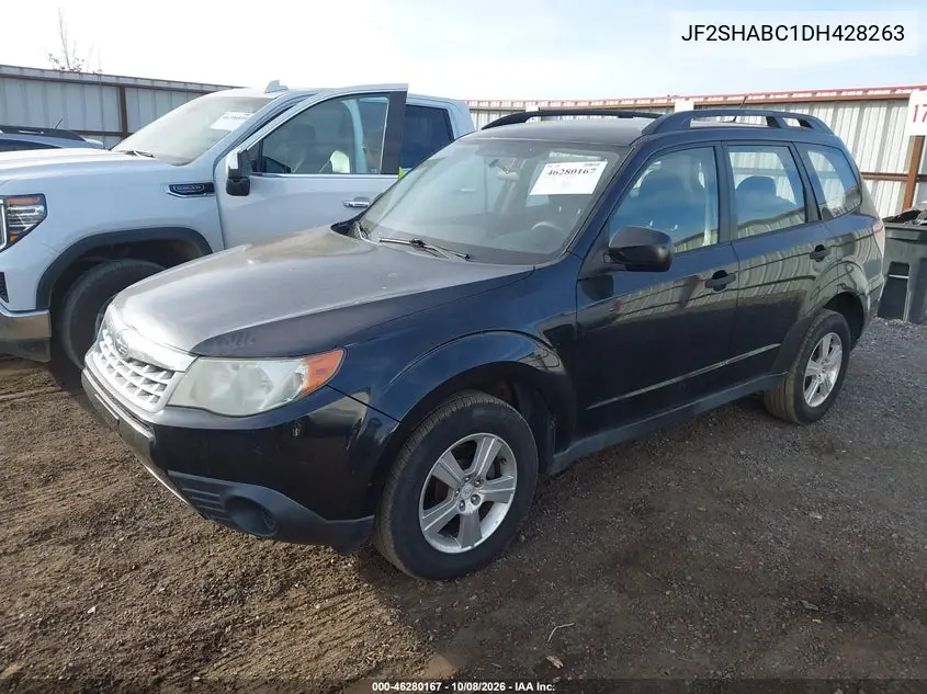 2013 SUBARU FORESTER VIN JF2SHABC1DH428263 — фото 2