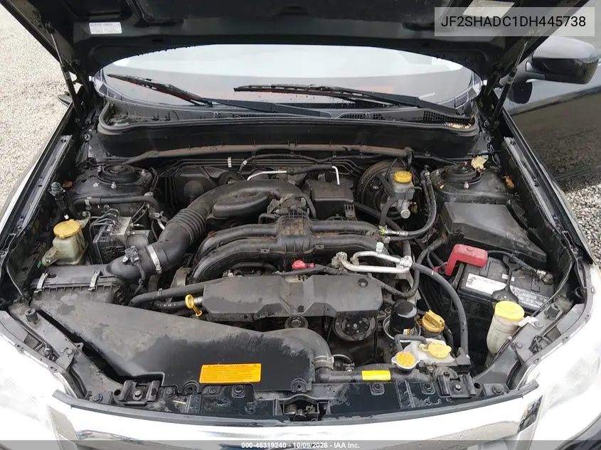 2013 SUBARU FORESTER VIN JF2SHADC1DH445738 — фото 10