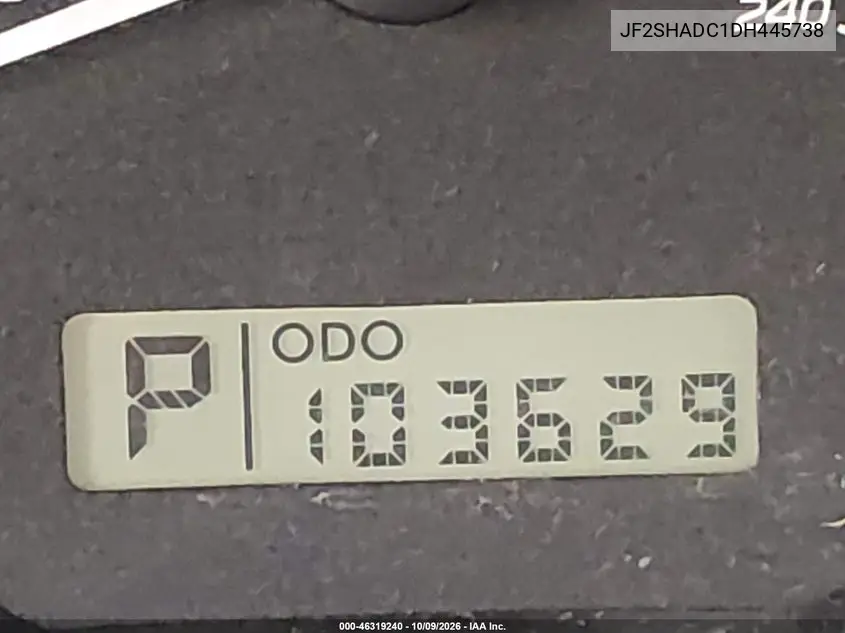 2013 SUBARU FORESTER VIN JF2SHADC1DH445738 — фото 15