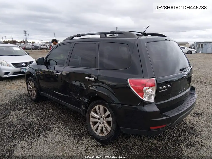 2013 SUBARU FORESTER VIN JF2SHADC1DH445738 — фото 3