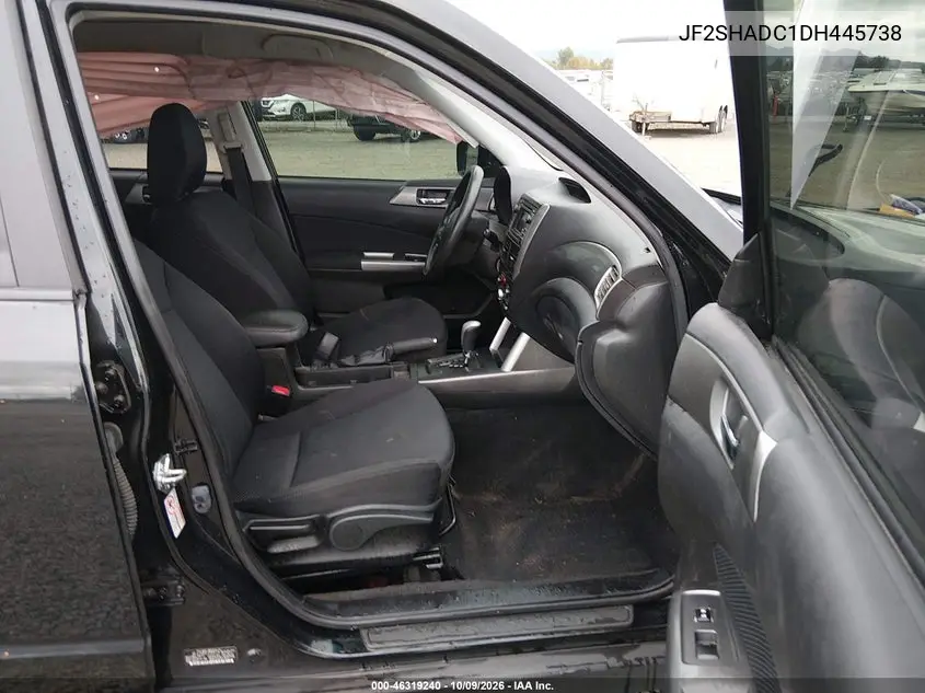 2013 SUBARU FORESTER VIN JF2SHADC1DH445738 — фото 5