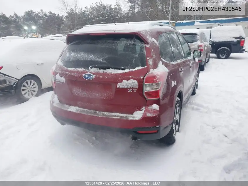 2014 SUBARU FORESTER VIN JF2SJHPC2EH430546 — фото 4