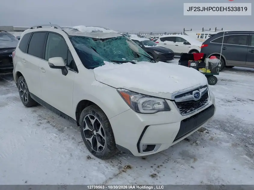 SUBARU FORESTER 2014, VIN JF2SJHPC0EH533819