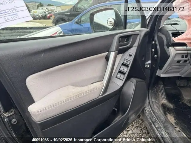 2014 SUBARU FORESTER VIN JF2SJCBCXEH488172 — фото 6