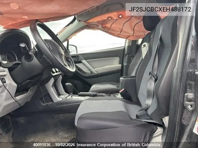 2014 SUBARU FORESTER VIN JF2SJCBCXEH488172 — фото 8